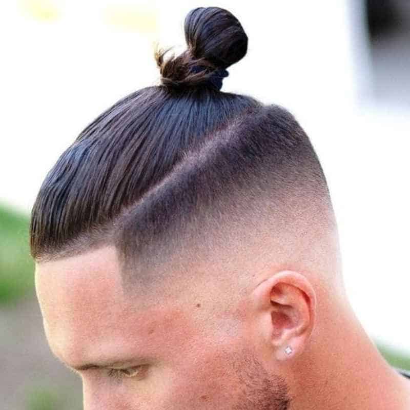 Man Bun Fade Haircut The Ultimate Style For Modern Men Bald Beards