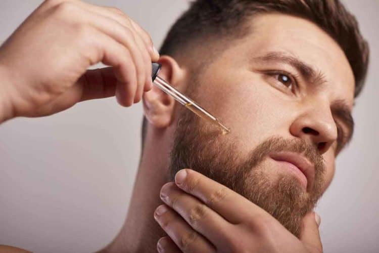 Using Beard Oil to condition hair follicles