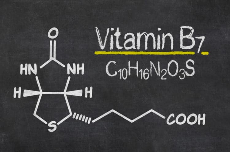 Biotin Helps promote new hair growth.