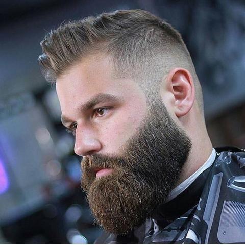 Square Beard Style is bold look.