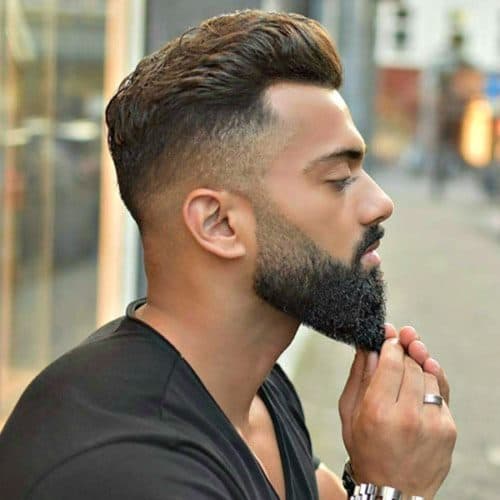 Beard Fade paired with Ducktail Beard