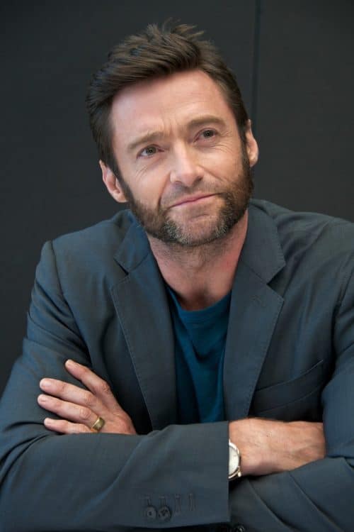 Hugh Jackman with Wolverine Sideburns