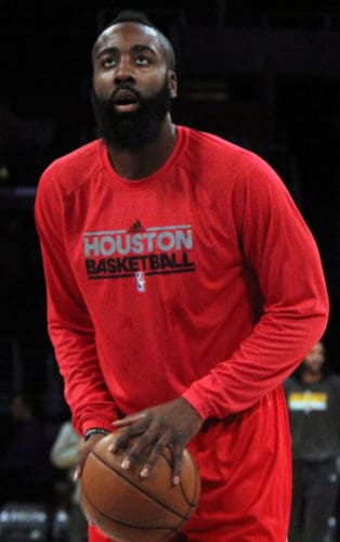 James Harden long beard style