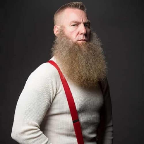 Long beard without mustache