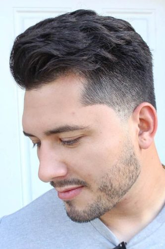 Short Patchy Beard with Fade