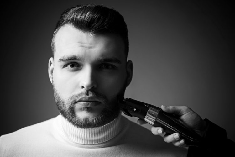 Short, Trim Beard with a Mustache