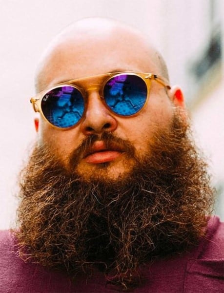 Action Bronson - famous light skin rapper.