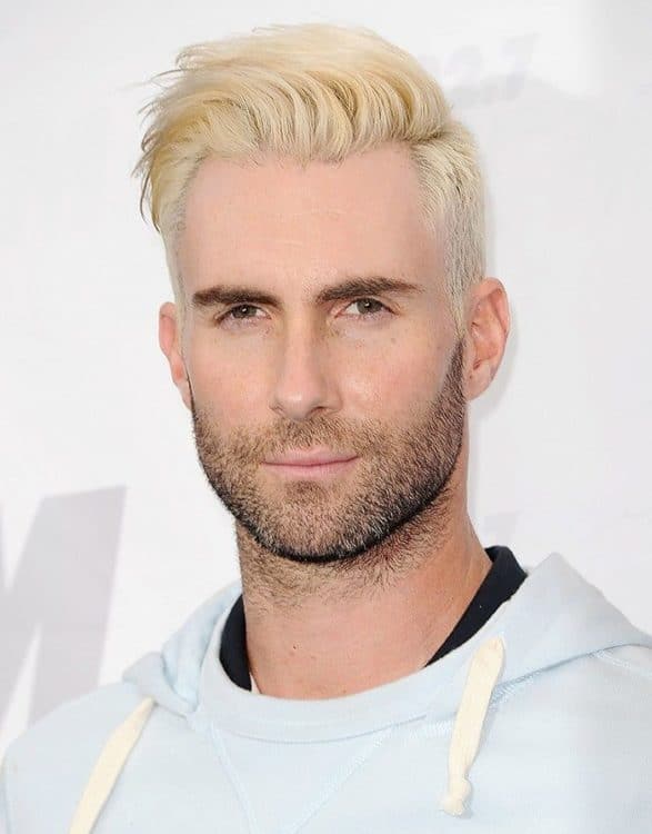 Adam Levine Blonde Hair