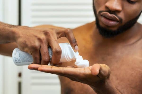 Use a quality shaving foam or gel to avoid pimples.