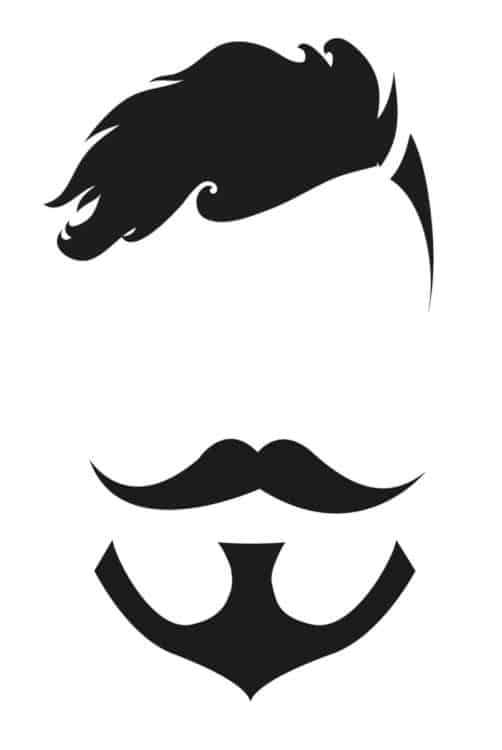 Anchor beard shape is a timeless look.