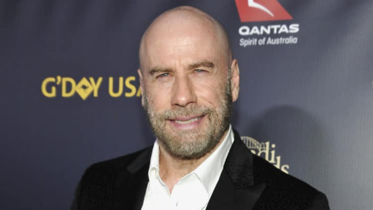 Bald and beard, John Travolta