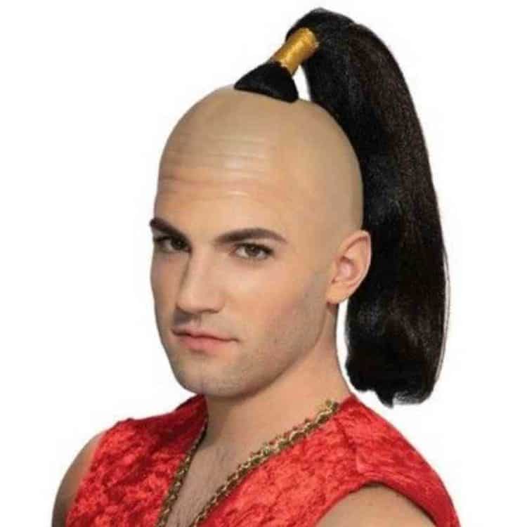 Bald Ponytail Genie Novelty