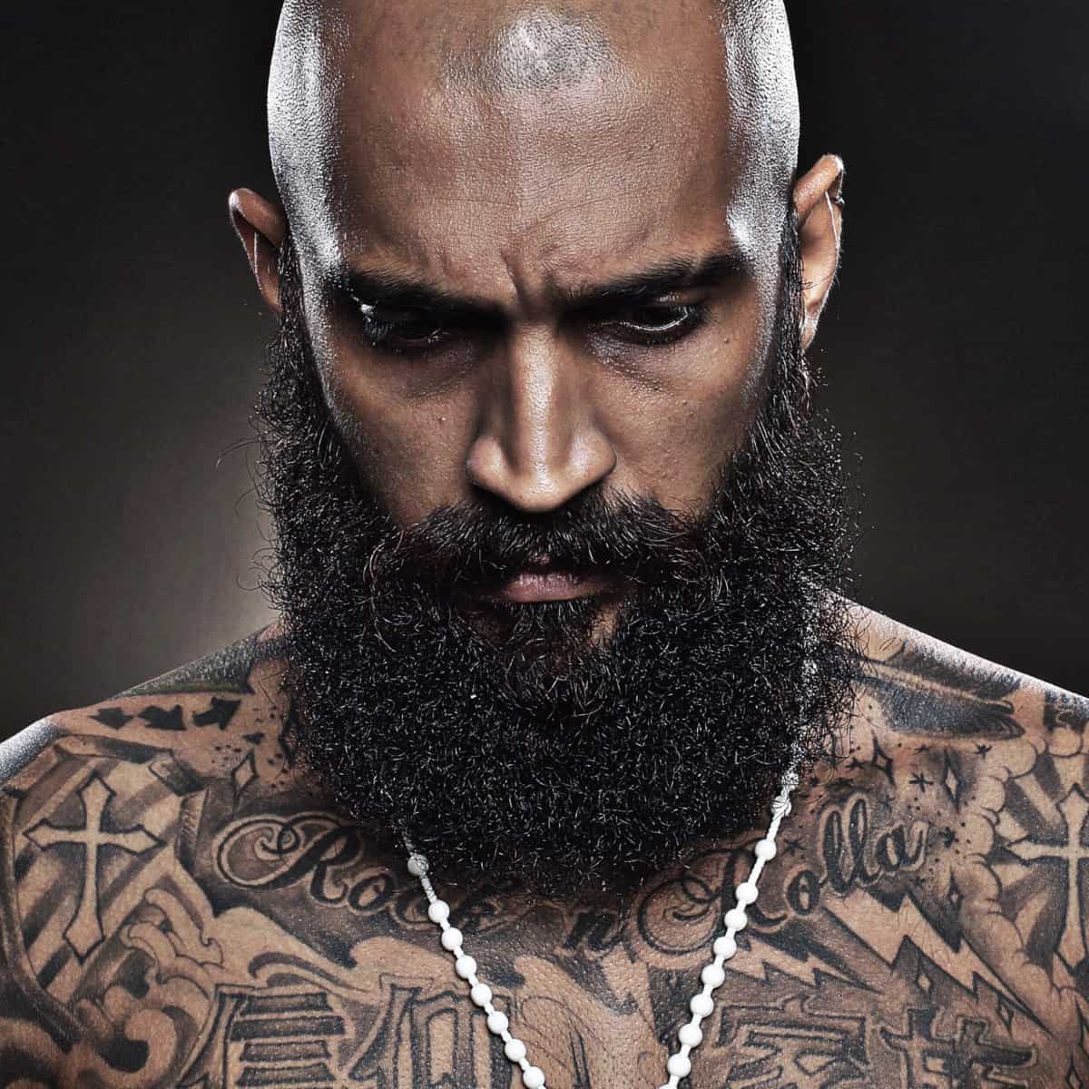 25 Inspiring Black Men Beard Styles Bald Beards