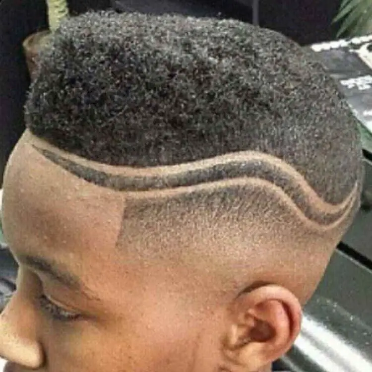Boosie Fade With Designs