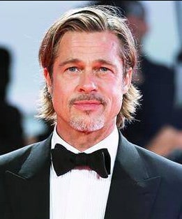 Brad Pitt current gray beard