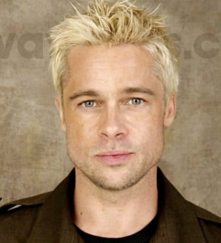 brad pitt blonde