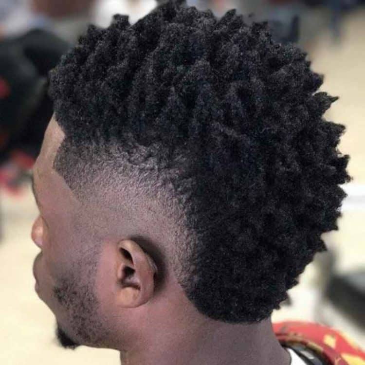 Burst Fade Afro