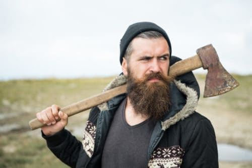 bushy lumberjack beard