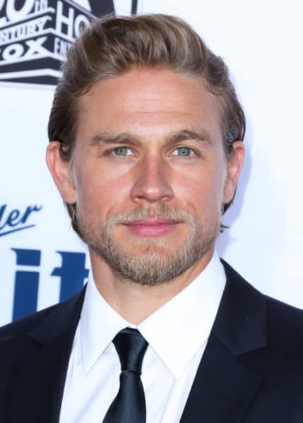 Charlie Hunnam's blonde facial hair