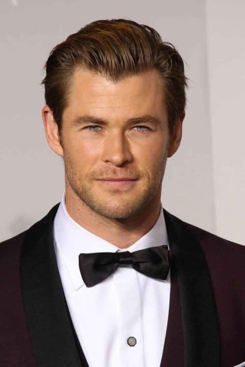 Chris Hemsworth's v-shaped hairline