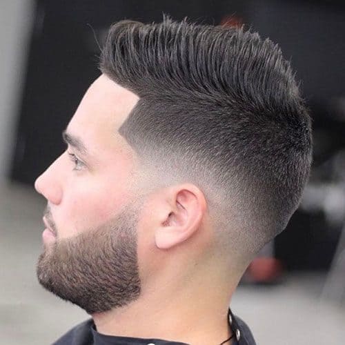 Comb Over Low Fade for Bald Men