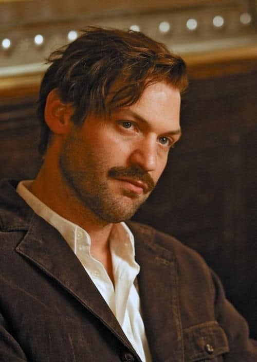 Corey Stoll with Hair as Ernest Hemingway.