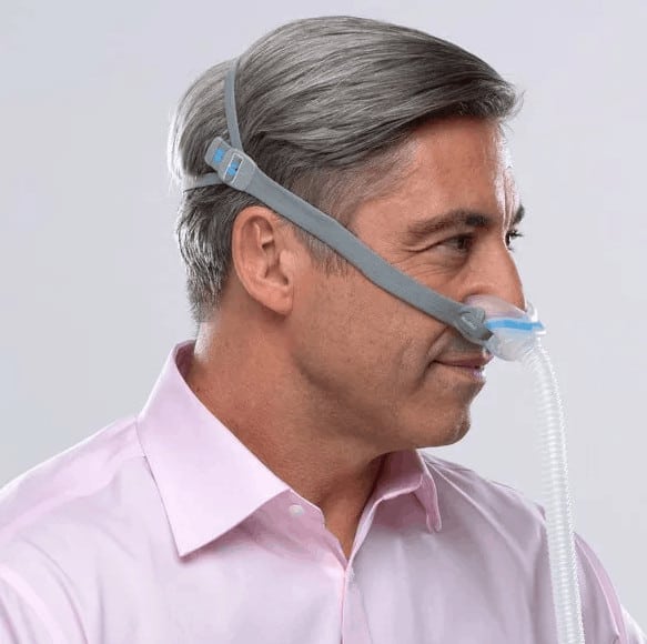 CPAP nasal mask for those with a beard.