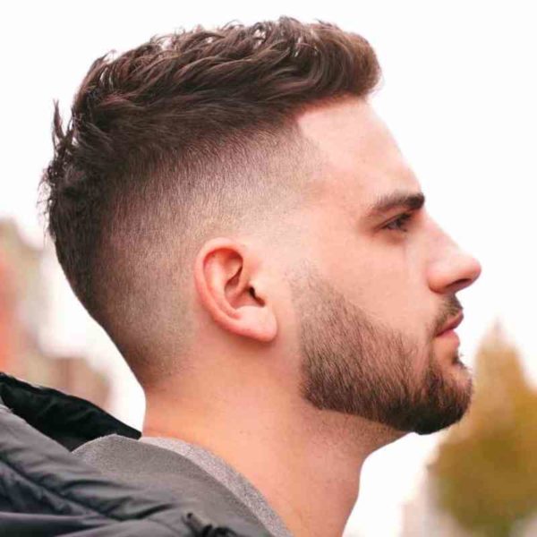 Crew Cut with High Fade