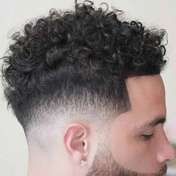 23 Best Curly Hair Fade Haircuts for Men With Thick Curls - Bald & Beards