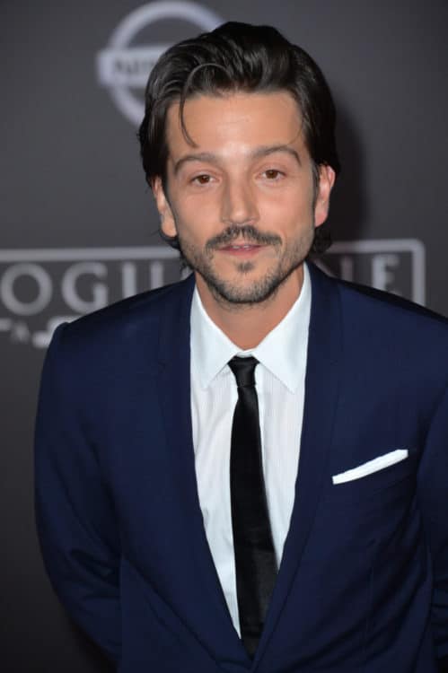 Diego Luna Pencil Mustache and Scruff Beard