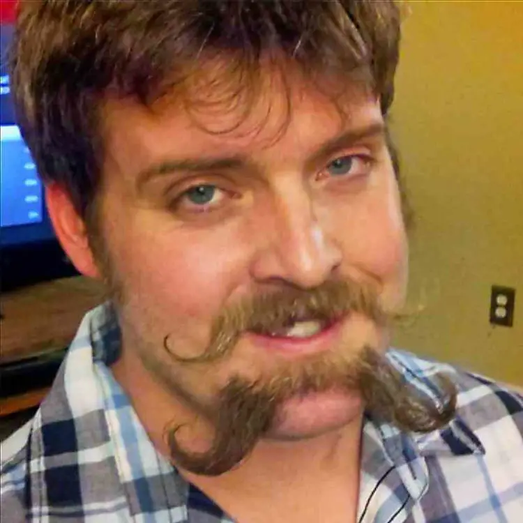 Double Mustache Beard