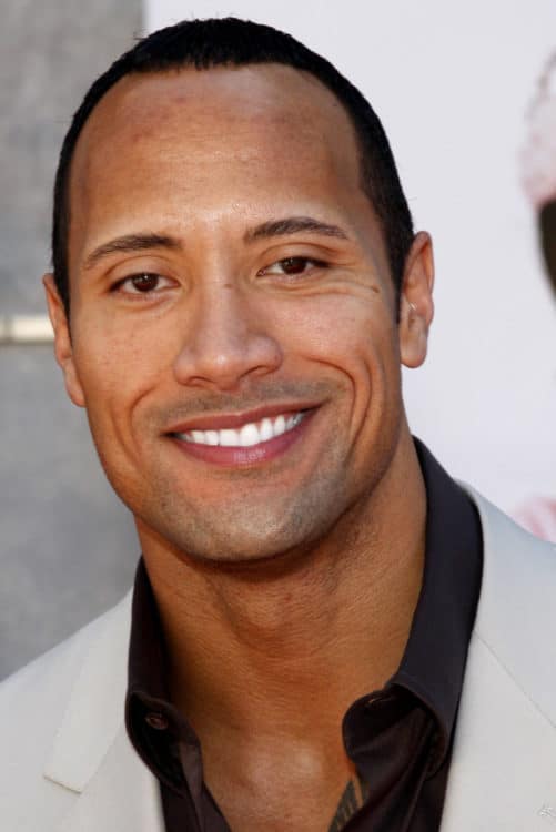 Dwayne The Rock Johnson with Hair