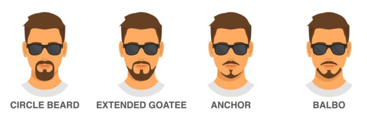 Extended goatee style chart