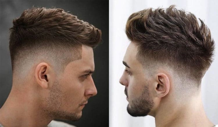 Faux Hawk Haircuts with high and low skin fades.