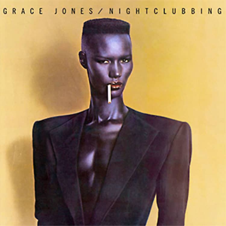Grace Jones with the early fade haircut trend