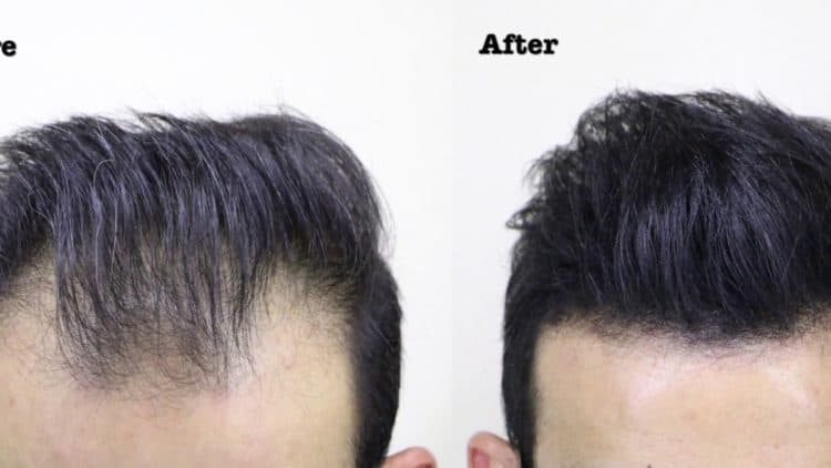 Before After Hair Thickening Spray