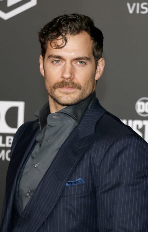 Henry Cavill Pencil Mustache 