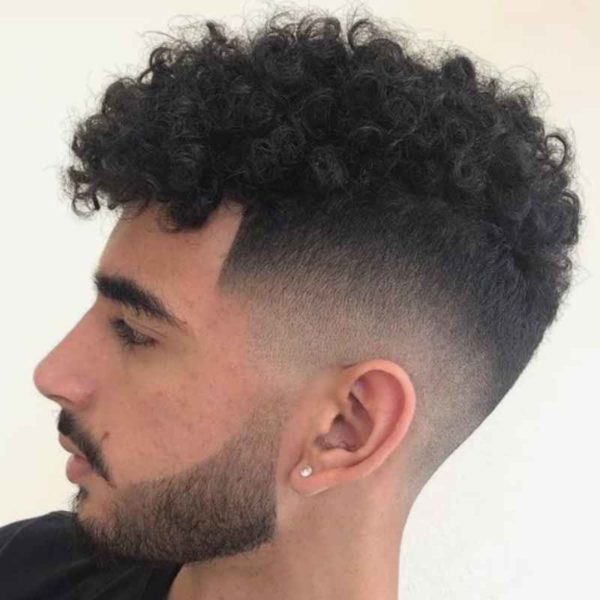 23 Best Curly Hair Fade Haircuts for Men With Thick Curls - Bald & Beards