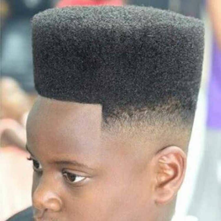 high top fade long on top