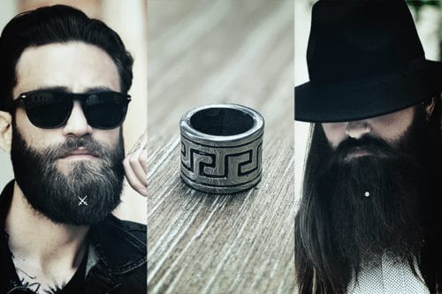 Beard Jewelry, Rings & Beads for a Unique Facial Hair Style - Bald & Beards