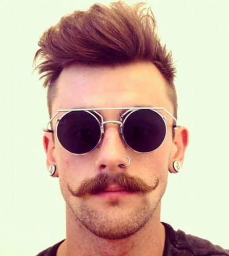 Classic Hipster Mustache Style