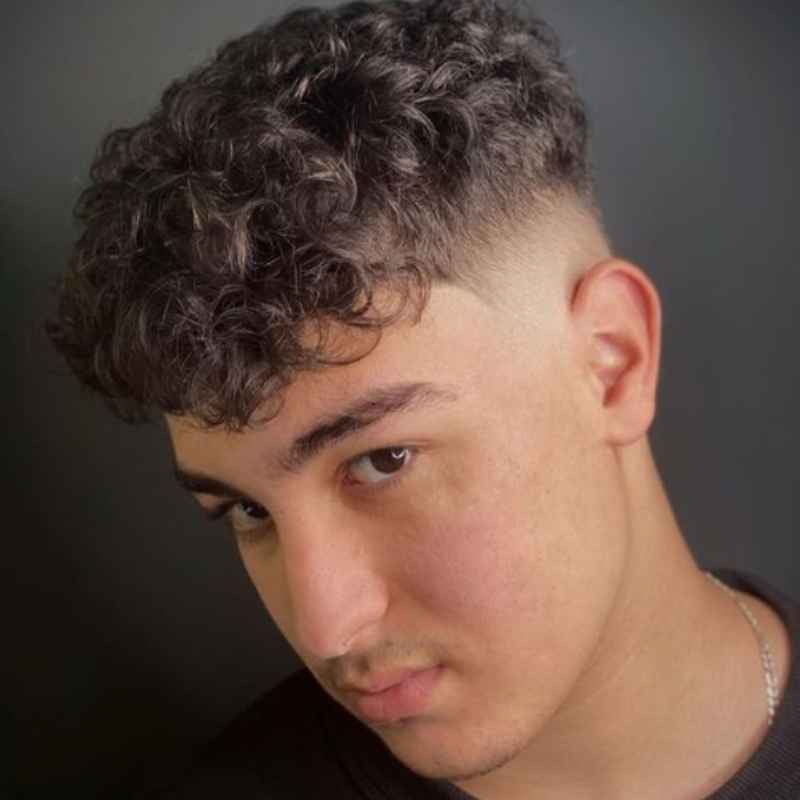 23 Best Curly Hair Fade Haircuts for Men With Thick Curls - Bald & Beards