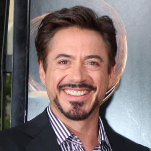 Use a thin beard style like the Iron Man beard