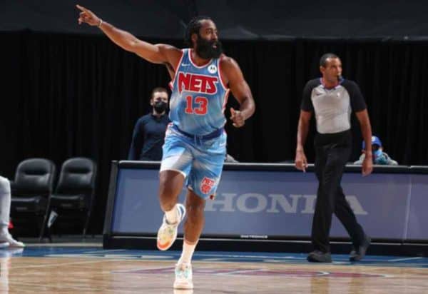 James Harden dominating in his 2021 debut with the Nets.