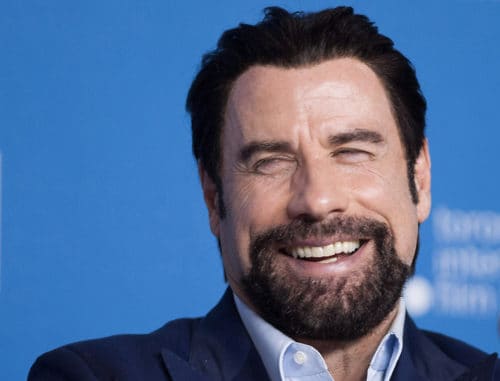 John Travolta extended goatee