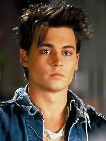 Johnny Depp Hairstyle 1980s