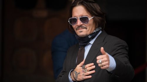 Johnny Depp's current hair is longer and relaxed.