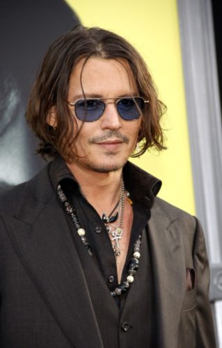 Johnny Depp stubble beard