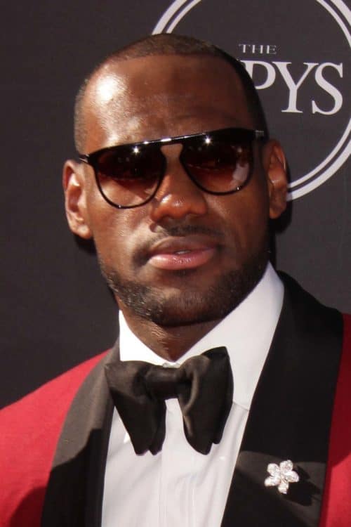 LeBron James with a fully restored Hairline