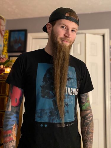 Long Straightened Beard